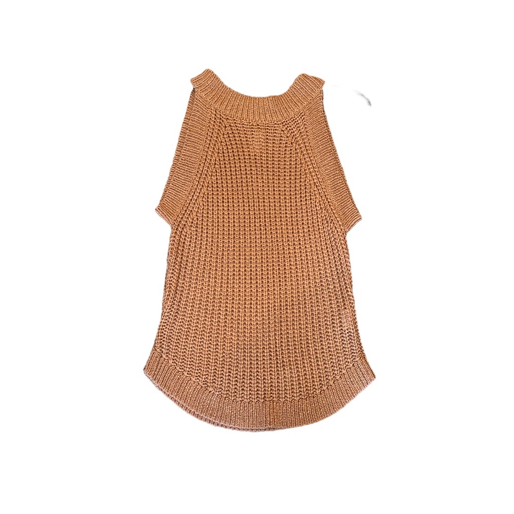 Coral sleeveless sweater
